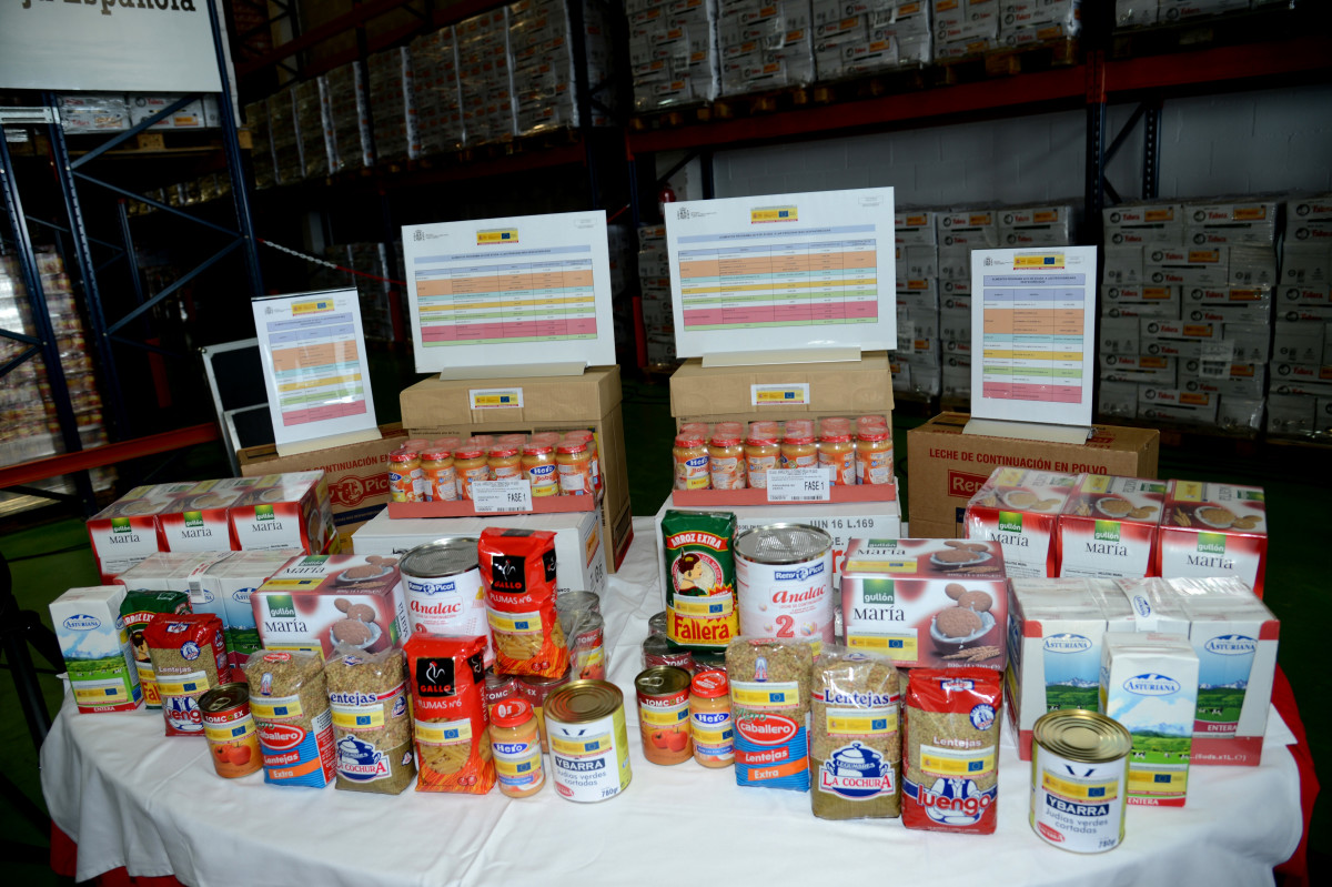El Ayuntamiento de San Miguel distribuye los productos del Fondo Español de Garantía Agraria (FEGA)