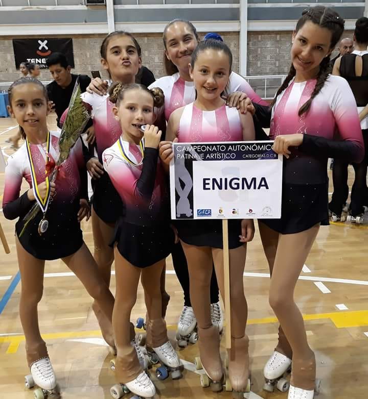 El patinaje artístico de San Miguel triunfa en el Campeonato de Canarias