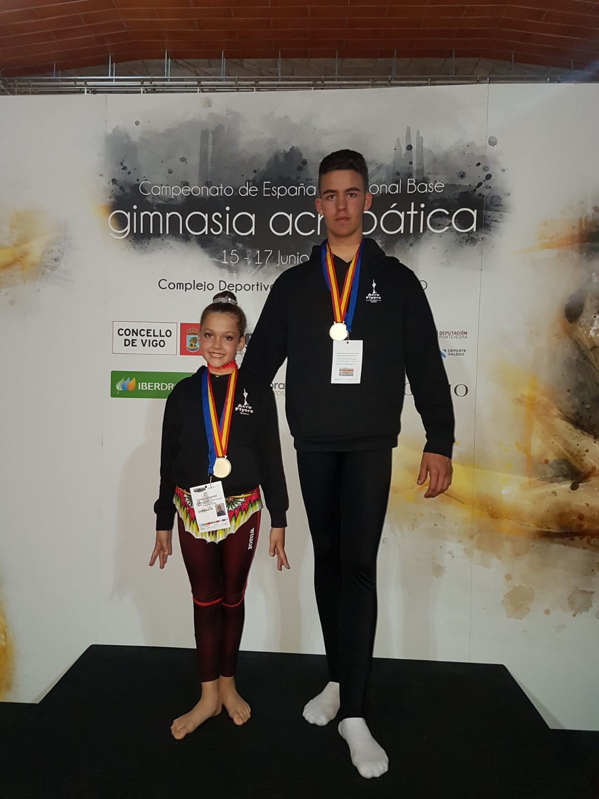 El club sanmiguelero Acroflyers logra la primera medalla de oro para la Gimnasia Acrobática Canaria en un campeonato nacional