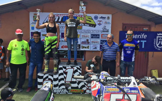 San Miguel de Abona acogió ayer el campeonato provincial de Motocross de Tenerife
