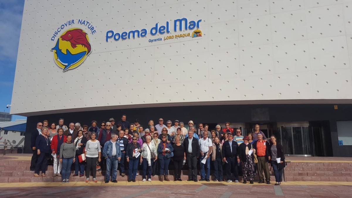 Un grupo mayores de San Miguel visitó Gran Canaria