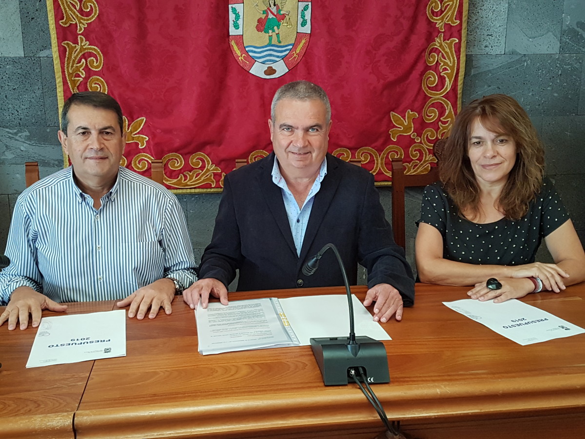 San Miguel de Abona aumenta un 5,32% su presupuesto y sin deuda bancaria para 2019
