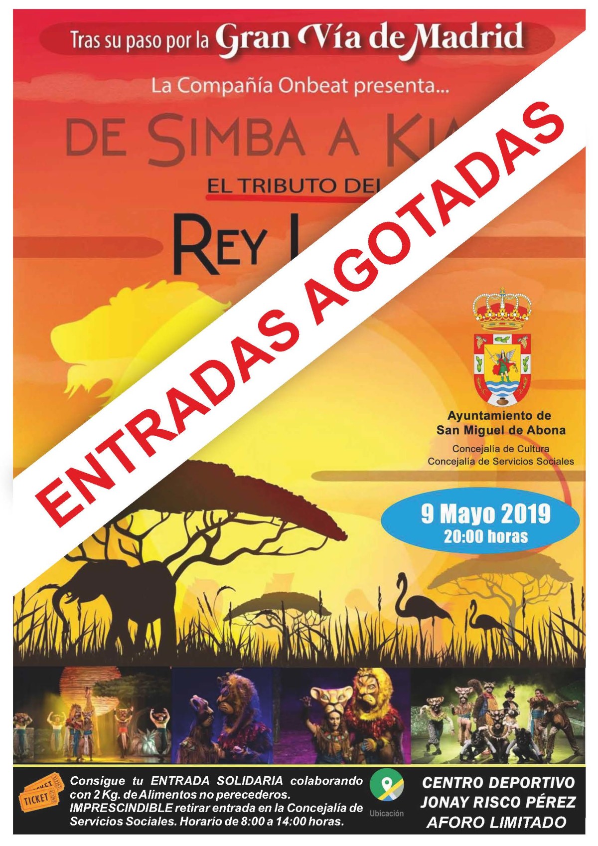 San Miguel de Abona acoge este jueves el concierto “De Symba a Kiara, tributo al Rey León”