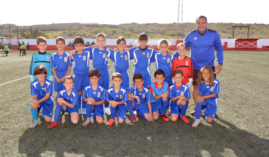 El campo Juanito Marrero de Las Zocas acogió el Torneo de Fútbol de Selecciones del Sur de Prebenjamines