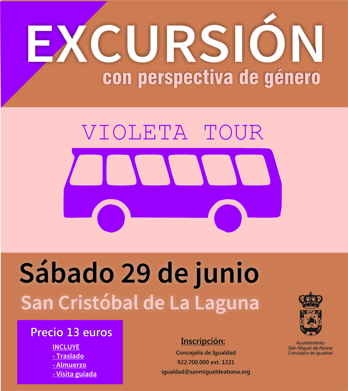 “Violeta Tour” programa una visita guiada a La Laguna para conocer la figura y el papel de la mujer de Aguere