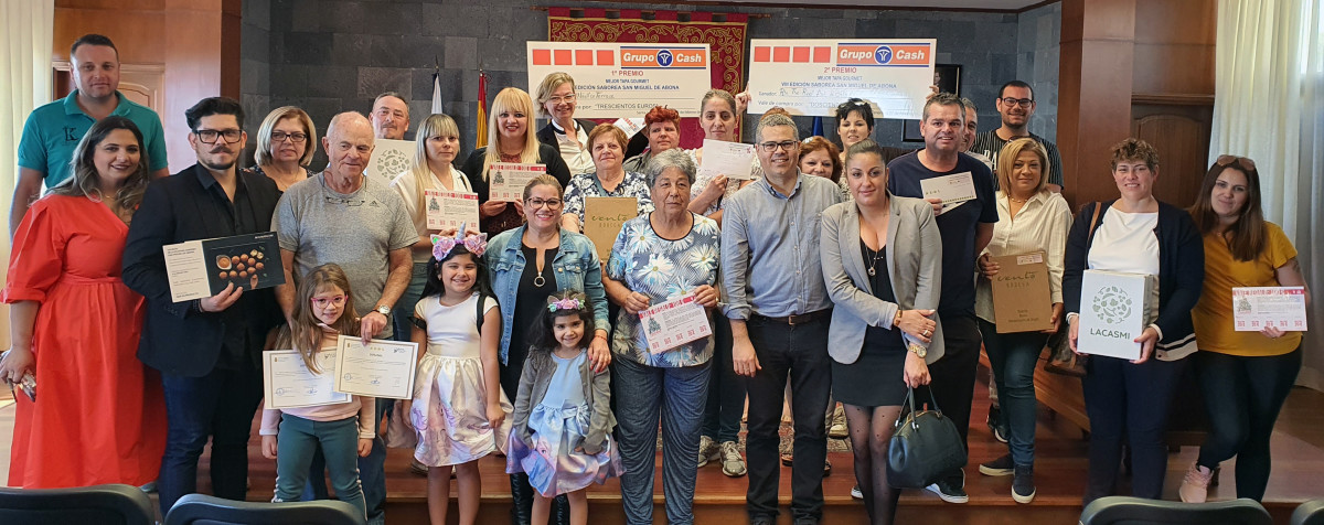 Entrega de premios del Proyecto Saborea San Miguel de Abona  y Campaña de Apoyo al Comercio en Navidad 2019