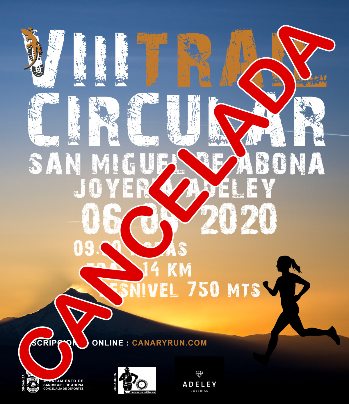 Cancelación de la VIII TRAIL CIRCULAR SAN MIGUEL