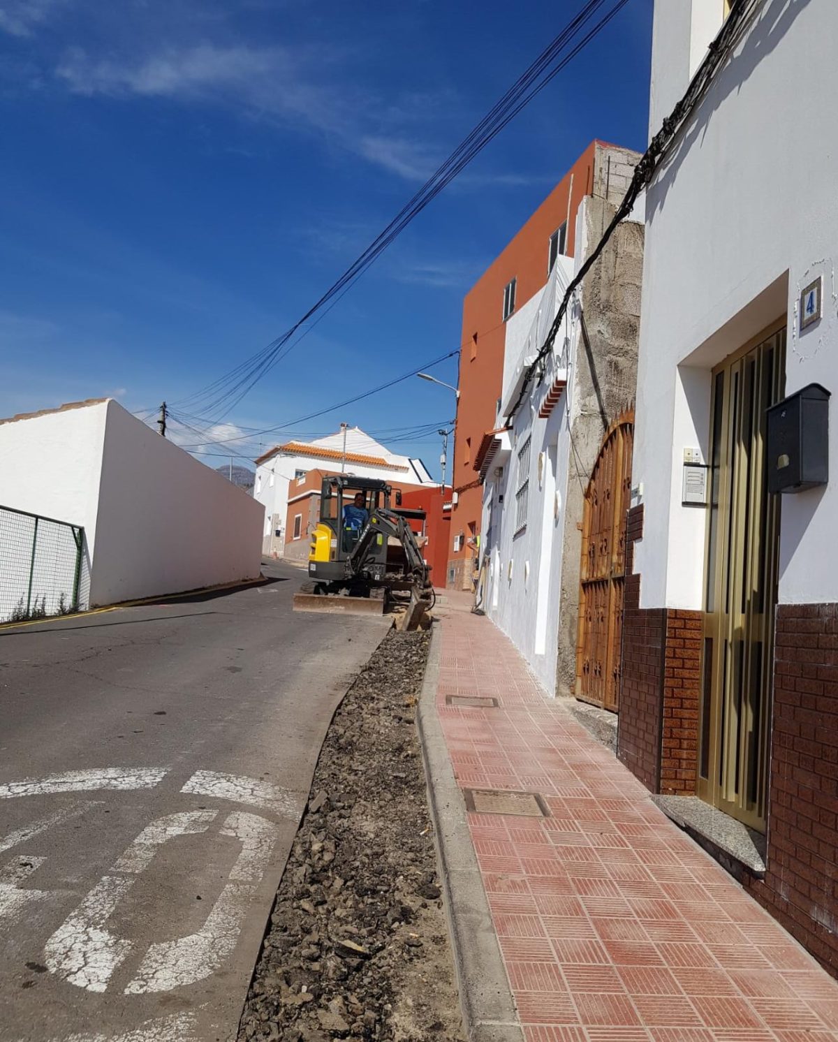 Renovación de la red de abastecimiento de agua en calle El Morro