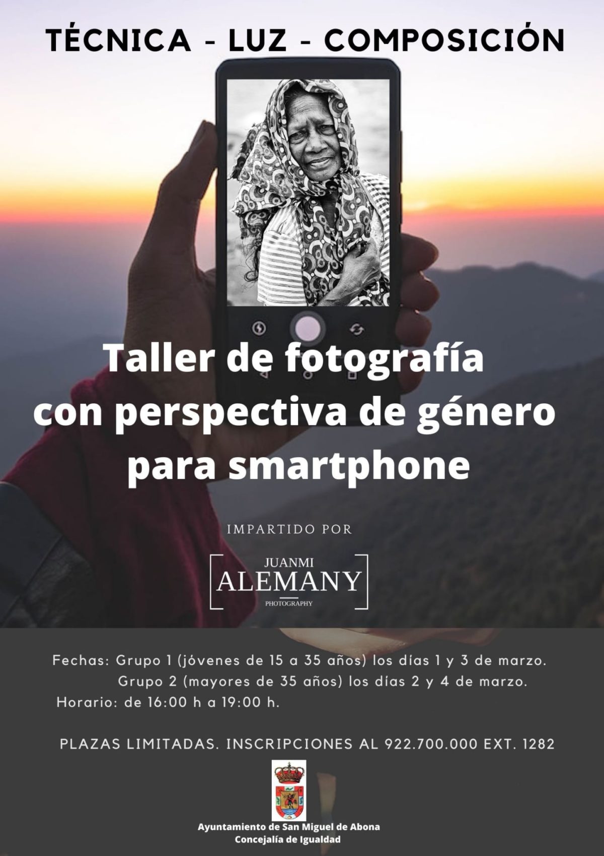 Taller de fotografía para smartphone con perspectiva de género