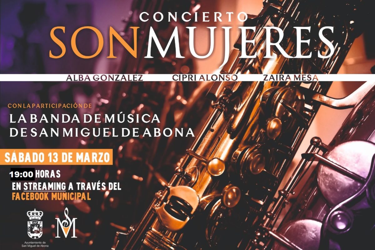 La Banda de Música de San Miguel de Abona nos trae el concierto SON MUJERES’21