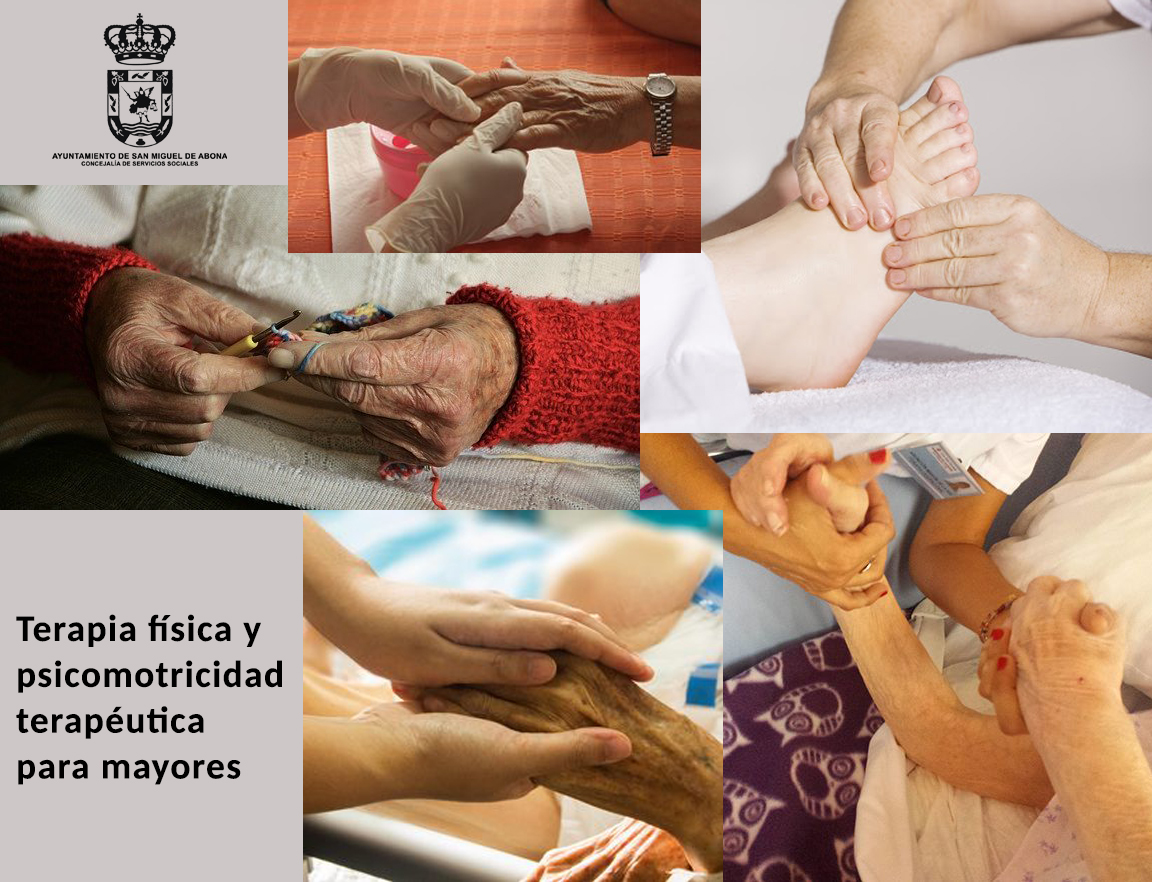Terapia física y psicomotricidad terapéutica para los usuarios del SAD y La Alborada