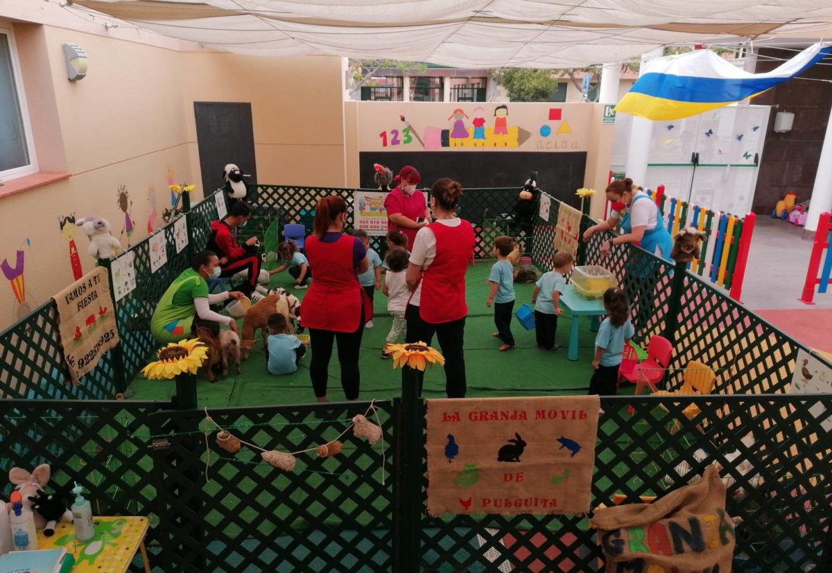 La Escuela Infantil Capitán Galleta recibe a “La granja de Pulguita