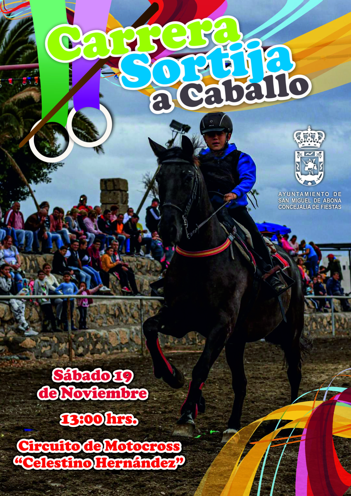 Carrera de sortija a caballo en San Miguel de Abona