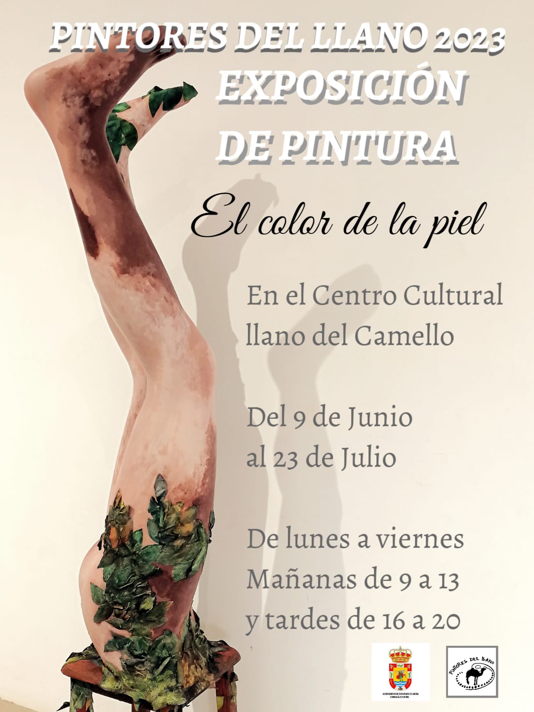 “El color de la piel” – Exposición de la Asociación Cultural Pintores del Llano